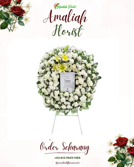 Krans Bunga Duka Jemaja Timur